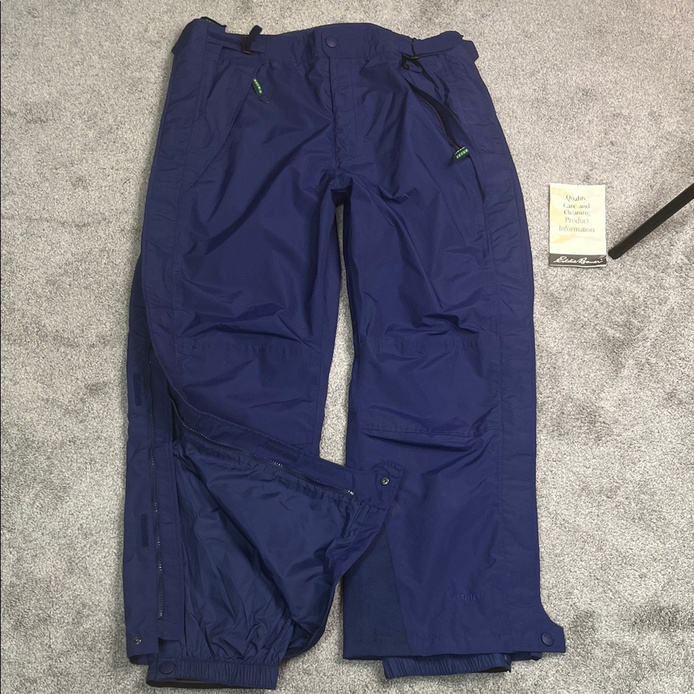 Snow Boarding Ski Outdoor Pants Gore Tex Eddie Bauer NWT Blue XL